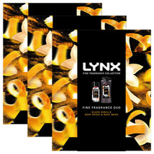 Load image into Gallery viewer, Lynx Fine Fragrance Duo Collection Black Vanilla 2 Pieces Gift Set for Him