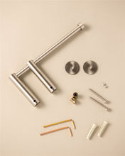 Load image into Gallery viewer, COSMIC Toilet roll holder Light grey Matte Measures 18.5 x 8 x 2 cm