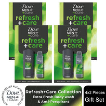 Load image into Gallery viewer, Dove Men+Care Refresh+Care Gift Set with Extra Fresh Bodywash &amp; Antiperspirant