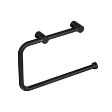 Load image into Gallery viewer, COSMIC Towel Ring Black 20.5x3x13 cm | Matte Finish | Screw Mount