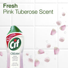Load image into Gallery viewer, 6pk Cif 100% Natural Cleaning Particles Pink Tuberose Creams, 500ml