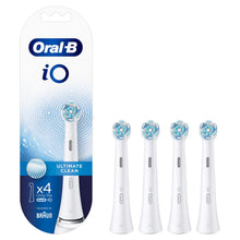 Load image into Gallery viewer, Oral-B iO Ultimate Clean Toothbrush Refill Replacement Heads White, 4 Pack