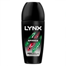 Load image into Gallery viewer, Lynx Africa Anti Perspirant Roll On 48 Hours Anti Sweat Protection 50ml, 12 Pack