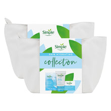 Load image into Gallery viewer, Simple Skin Hydrating Collection 3 Pieces Gift Set for Her with Wash Bag