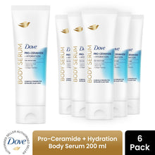 Load image into Gallery viewer, Dove Pro Ceramide Hydration Body Serum 200ml 6 Pack, Hyaluronic Acid