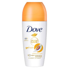 Load image into Gallery viewer, Dove Roll On Go Fresh Passion Fruit 72H Lasting Women's Antiperspirant 50ml,12pk