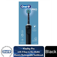 Load image into Gallery viewer, Oral-B Vitality Pro Rechargeable Electric Toothbrush with 1 Brush Heads, Black