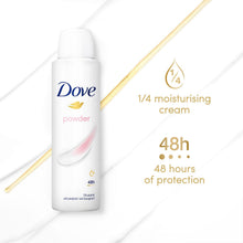 Load image into Gallery viewer, Dove Powder Anti-Perspirant with 48H Sweat Protection Deo for Women 150ml, 3pk