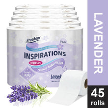 Load image into Gallery viewer, Freedom Inspirations Quilted 3 Ply Scented Toilet Paper - 45 / 90 / 135 Rolls