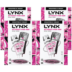 Lynx Attract for Her Duo Gift Set Women's Fragrance Spray & Shower Gel