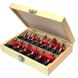 1/2in TCT Router Bit Set, 15 Piece