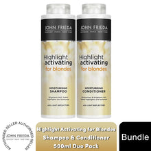 Load image into Gallery viewer, John Frieda Sheer Blonde Highlight Activating Shampoo &amp; Conditioner New Duo Pack