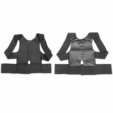 Load image into Gallery viewer, Aquarius Magnetic Adjustable Therapy Unisex Back Shoulder Corrector Belt, Black