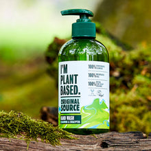 Load image into Gallery viewer, Original Source Hand Wash I'm Plant Based Cedarwood and Eucalyptus 335ml, 3 Pack
