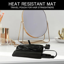 Load image into Gallery viewer, Envie Hair Straightener Heat Protection Case for Flat Iron Foldable Design Black