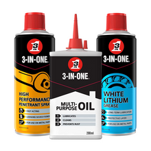 Load image into Gallery viewer, 3-IN-ONE Bundle Multipurpose Drip Oil, Penetrant Spray &amp; Lithium Grease Spray
