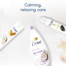 Load image into Gallery viewer, Dove Time to Relax Body Wash, Lotion Deo 3pcs Gift Set for Her with Shower Puff