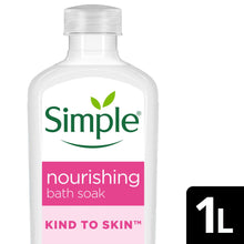 Load image into Gallery viewer, 12x Simple Kind to Skin Nourishing Bath Soak w/ Chamomile Oil Sensitive Skin, 1L