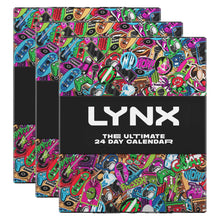 Load image into Gallery viewer, Lynx THE ULTIMATE 24-Day Calendar Christmas Countdown Gift Set for Him