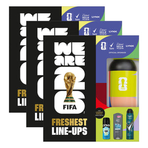 Freshest Line-Ups FIFA Gift Set for Him Body Wash, Spray & Water Bottle