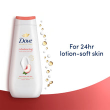 Load image into Gallery viewer, Dove Advanced Care Rebalancing Peach&amp; Rice Milk Moisturising Body Wash 400ml,6pk