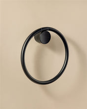 Load image into Gallery viewer, Cosmic Geyser Hand Towel Ring Matt Black