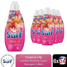 Load image into Gallery viewer, Surf Laundry Washing Liquid Detergent Tropical Lily 3.89 Litre, 144 Washes
