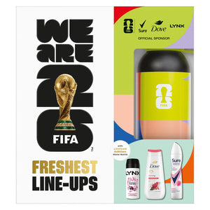 Freshest Line-Ups FIFA Gift Set for Her Body Wash, Spray & Water Bottle