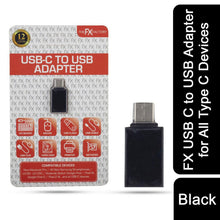 Load image into Gallery viewer, FX USB C to USB Adapter for All Type C Devices, Black