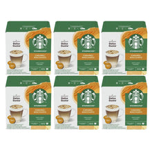Load image into Gallery viewer, Nescafe Dolce Gusto Starbucks Coffee Pods Caps Box of 12 Caramel Macchiato