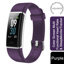 Load image into Gallery viewer, Aquarius AQ200 MultiFunctional Heart Rate &amp; Sleep Monitor Tracker, Purple