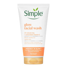 Load image into Gallery viewer, Simple Face Wash-Moisturising, Refreshing, Clear Pore Scrub or Glow 150ml, 6Pack