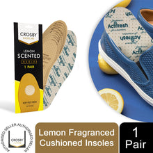 Load image into Gallery viewer, Crosby Unisex Foot Full-Length Insoles for Boots/Shoes/Footwear, Lemon Scented