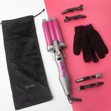 Load image into Gallery viewer, Envie 3 Barrel Hair Waver Curling Tongs with Multiple Heat Settings up to 200°C