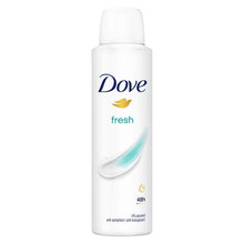Load image into Gallery viewer, Dove Fresh Care Anti-Perspirant Deo Spray for 48Hrs Protection 150ml, 12 Pack