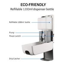 Load image into Gallery viewer, GELCAVE Automatic Hand Sanitiser Dispenser - Wall Mounted, Motion Sensor, 1200ml