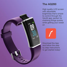 Load image into Gallery viewer, Aquarius AQ200 MultiFunctional Heart Rate &amp; Sleep Monitor Tracker, Purple