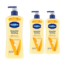 Load image into Gallery viewer, Vaseline Intensive Care Essential Healing Body Lotion, 3x600ml for Dry Skin Care