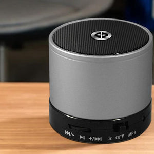 Aquarius Cocoon BeatX Rechargeable Bluetooth Wireless Portable Speaker, Silver
