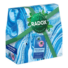 Load image into Gallery viewer, Radox Relax &amp; Recharge Blueberry &amp; Raspberry Bath Bombs 2Pcs Gift Set for Her