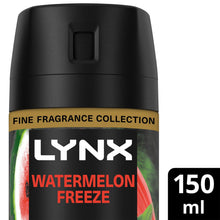 Load image into Gallery viewer, Lynx Men Deodorant Watermelon Freeze with 72Hrs Freshness 150ml, 6 Pack