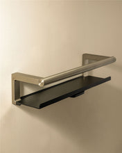 Load image into Gallery viewer, COSMIC Architect Soap Shelf + Glass Cleaner | Matte Steel | Screw Mount