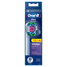 Load image into Gallery viewer, Oral-B 3D White X-Filaments Power Toothbrush Refill Replacement Heads, Pack of 4