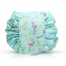 Load image into Gallery viewer, Women's Cosmetic Drawstring Bag Cosmetic Pouch- Turquoise