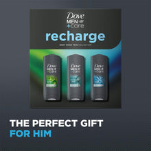 Load image into Gallery viewer, Dove Men+Care Gift Set Recharge Trio Clean Comfort Extra Fresh Eucalyptus Mint