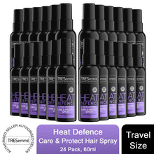 Load image into Gallery viewer, Tresemme Heat Defence Care &amp; Protect Travel Size Hair Spray 60ml, 24 Pack