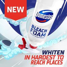 Load image into Gallery viewer, Domestos Bleach Foam Mint Boost Toilet &amp; Bathroom Cleaner Spray 380ml, 6 Pack