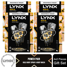 Load image into Gallery viewer, Lynx Gold Duo Gift Set , Body Wash and Deodorant with Oud and Vanilla Scent