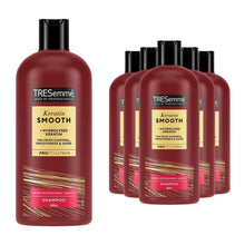 Load image into Gallery viewer, Tresemme Shampoo Keratin Smooth Hydrolysed Keratin for 72H Frizz Control,6x680ml