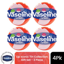 Load image into Gallery viewer, VASELINE Lip Iconic Tin Collection Gift Set 3x 20 g, Choose your pack 1,2,3 or 4